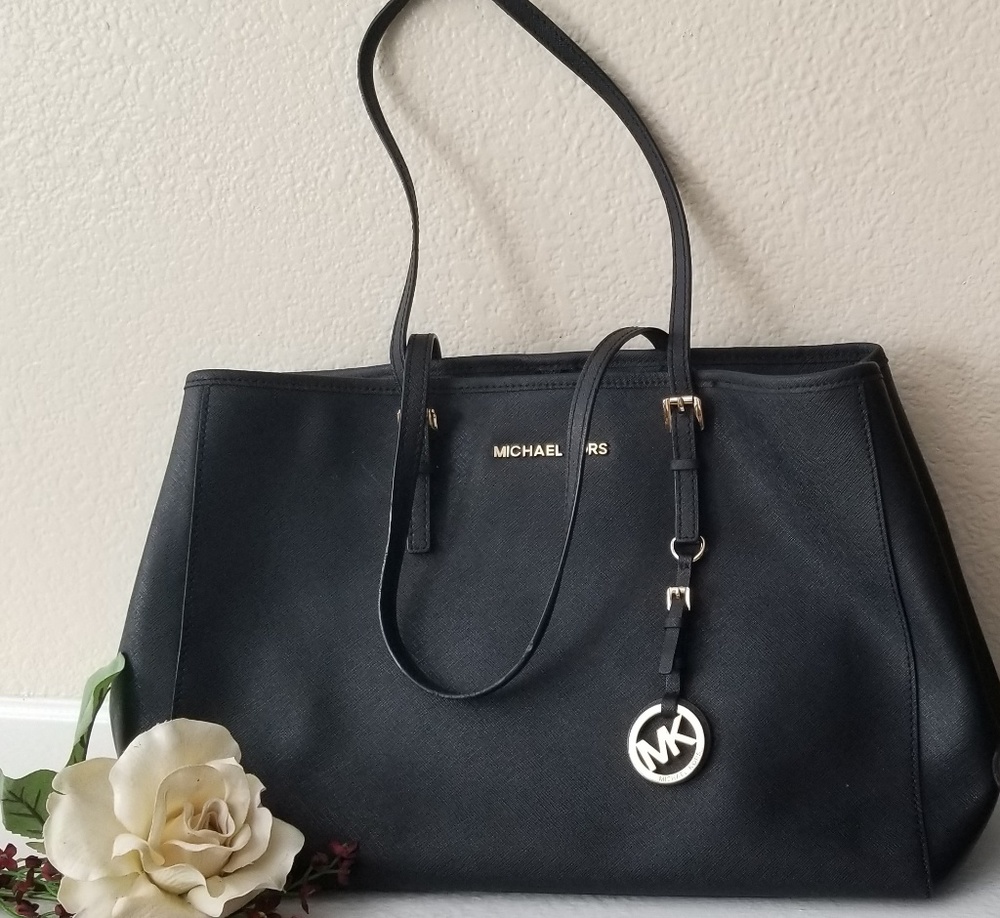 Michael Kors Black Jet Set Tote